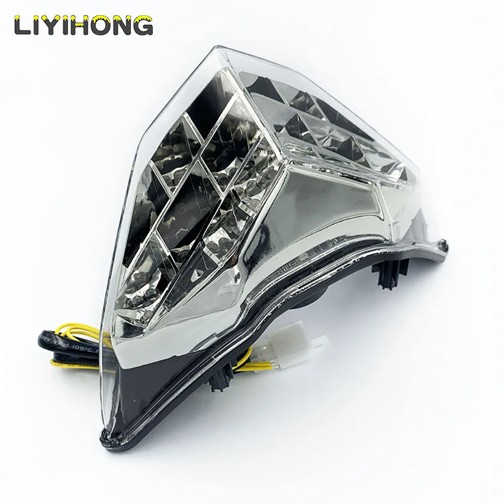 For Kawasaki Ninja 250 300 EX300 2013 2014 2015 2016 2017 Rear Taillight Tail Brake Turn Signals Integrated Led Light