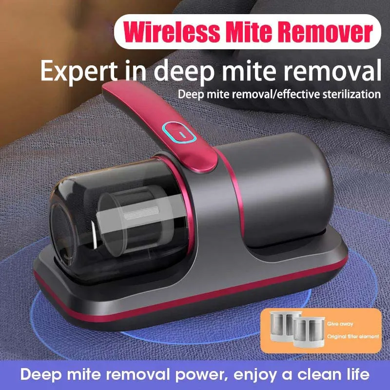 

﻿ Wireless Vacuum Mite Remover Strong Air Duster For Home Bed Quilt Uv Sterilization Disinfection For Pillow Clothes Sofa ﻿