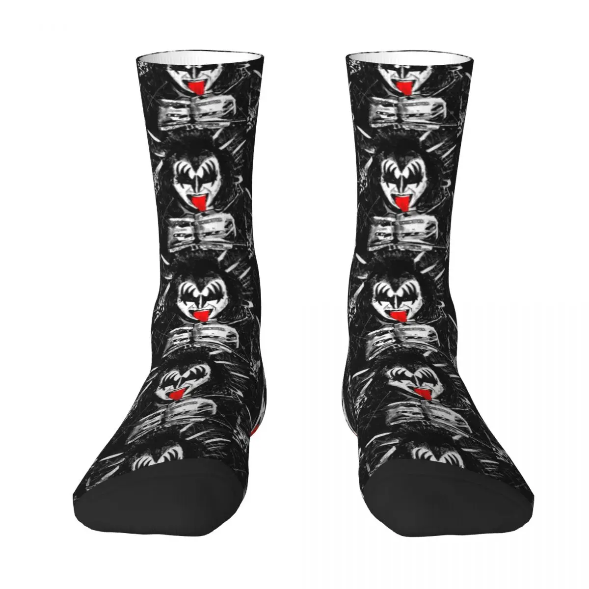 The Demon Ink Colour Splash Unisex Winter Socks Hiking Happy Socks Street Style Crazy Sock