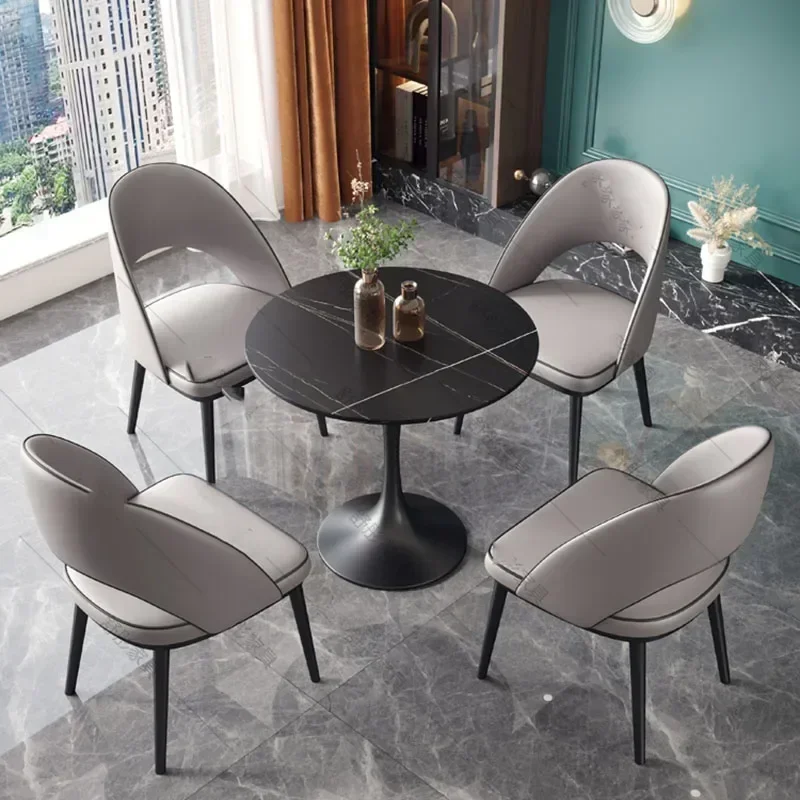 Set di tavolini moderni di lusso Set di tavolini da caffè nordici di design piccolo e funky Tavolo da pranzo da pavimento Mobili per camera da letto Basse De Salon