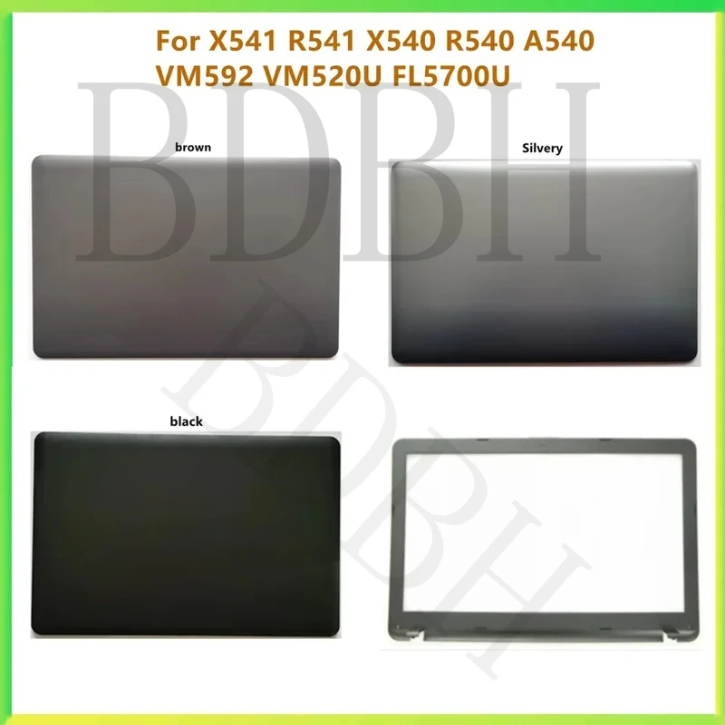 New Laptop LCD Back Cover & Front Bezel Housing For ASUS X541 X541U R541 X540 R540 A540 VM592 VM520U FL5700U