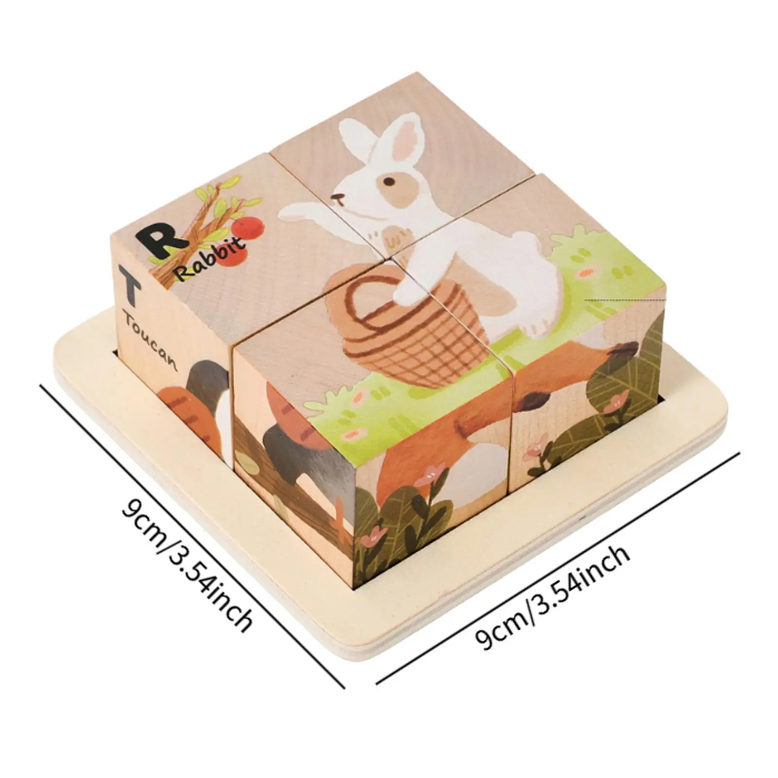 3D-Holzpuzzles, räumliche Fantasie, grundlegende Fähigkeiten, Holzblockspiele für Kinder, für Jungen, Mädchen, Kinder, 3, 4, 5, Neujahrsgeschenk