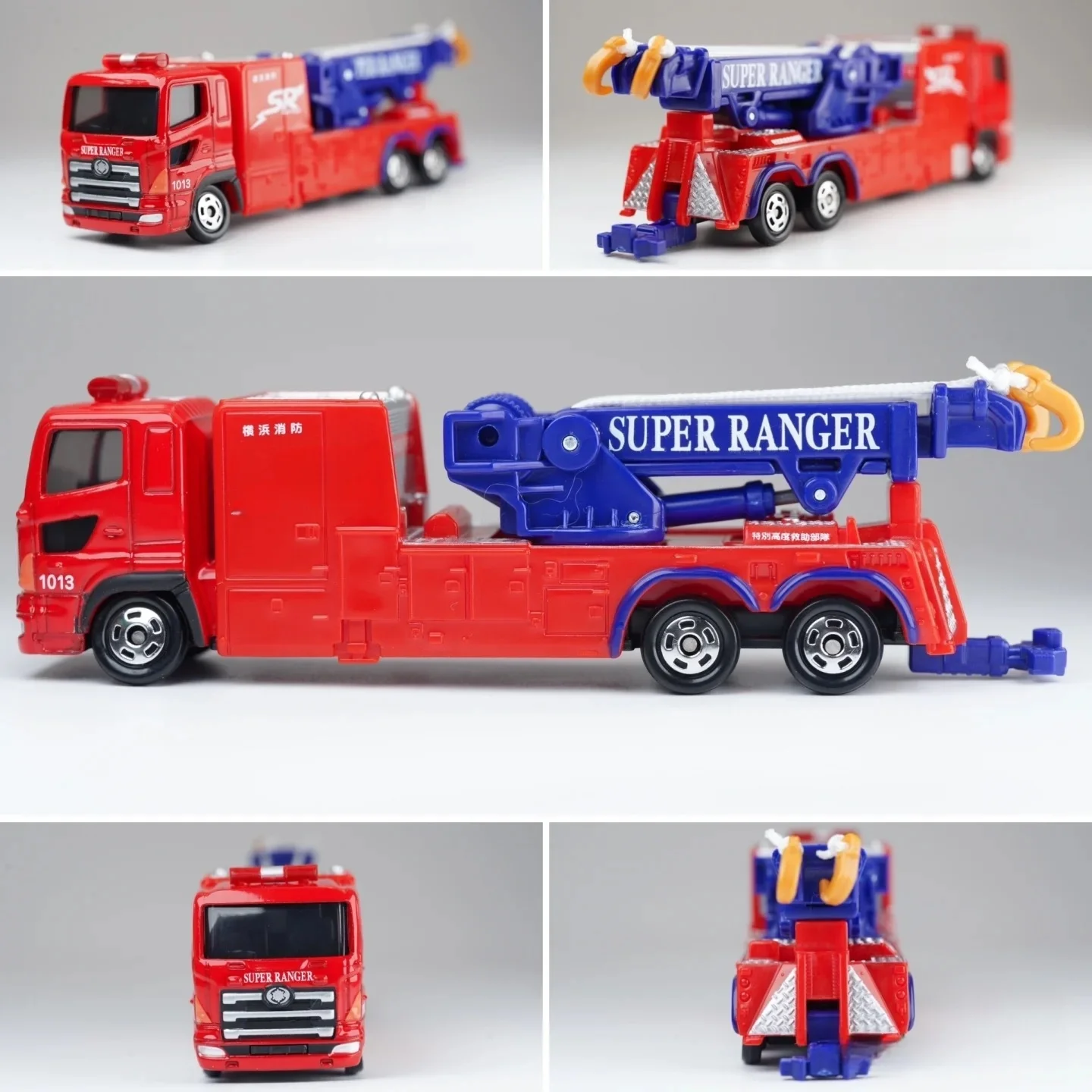 TOMY TOMICA-modelo de coche de aleación de simulación, escalera, motor de bomberos, vehículo de comando de rescate, juguetes para niños, Boutique en caja, regalos coleccionables