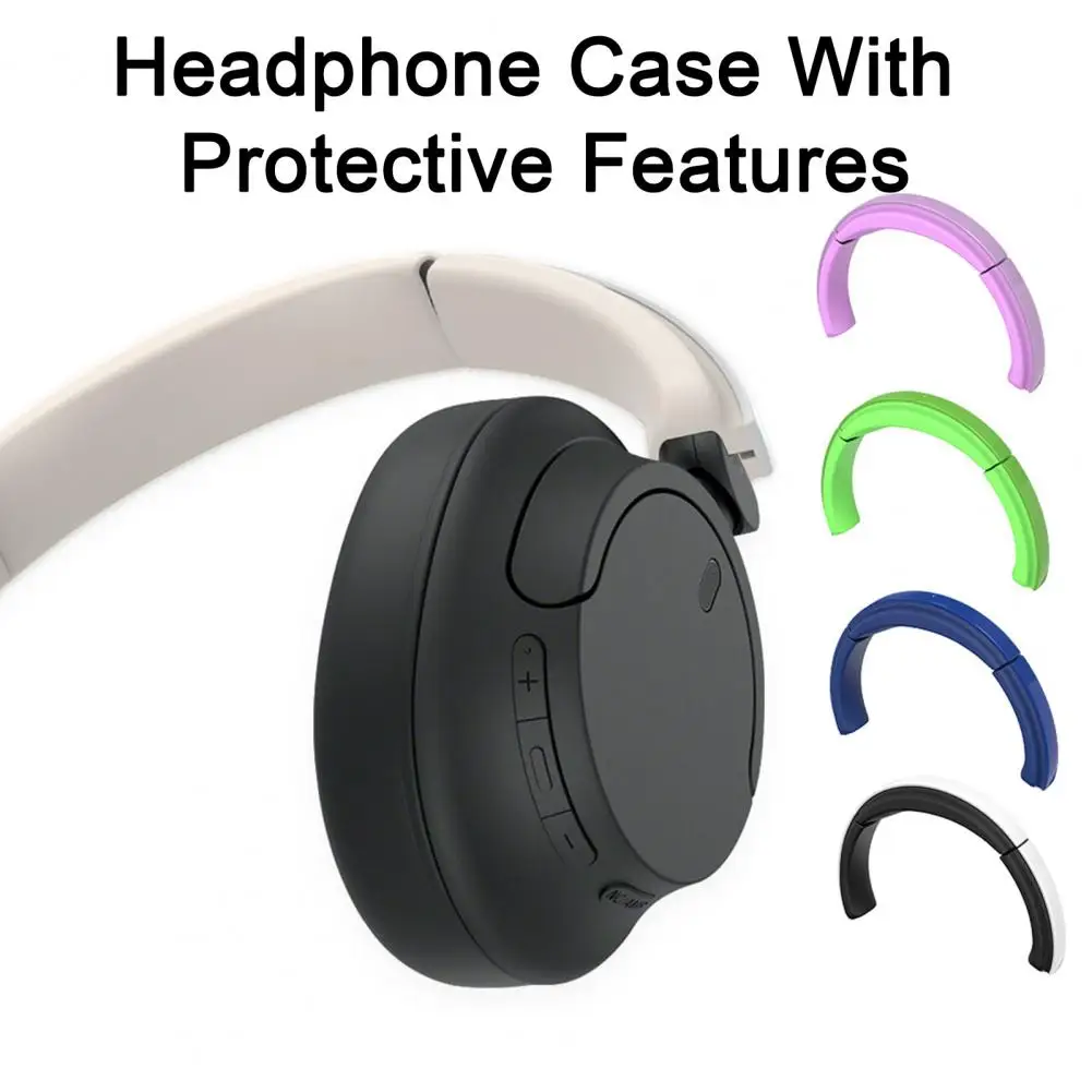 Protective Case for Headphones Silicone Protective Case for Wh-ch520/wh-ch720n Headset Waterproof Easy to Clean Beam Protector