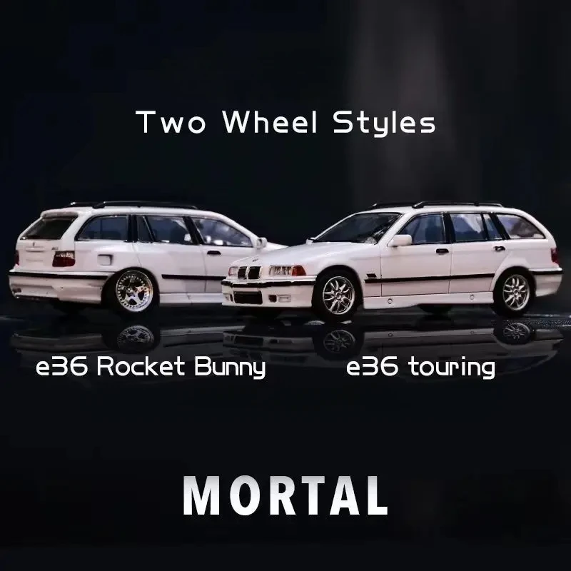 Mortal 1:64 BMW E36 Touring Regular/Rocket Rabbit Wide-body Low-lying Model Car