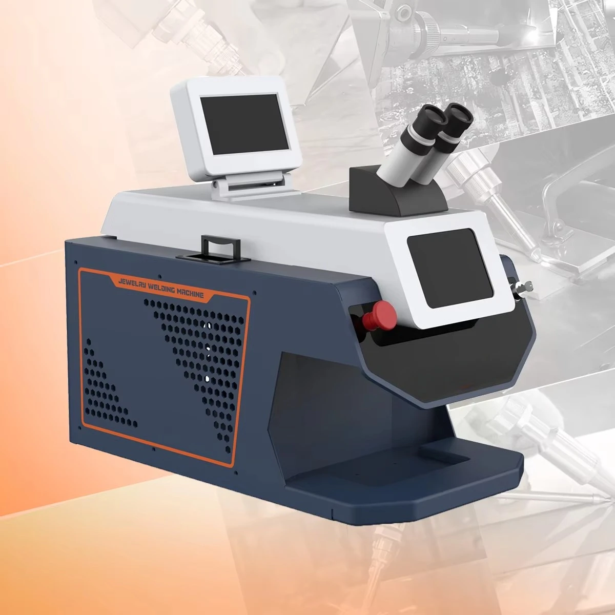 Gold Desktop Laser Welding Small Machine Water Chiller for Iron Cutter and Tools Saving Spotlight Hot Sales