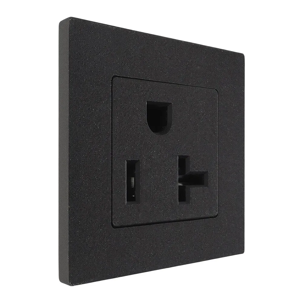 20A AC Socket Matching For American Standard 5-15R Specifications PA66 Housing Wall Mount Electrical Receptacle