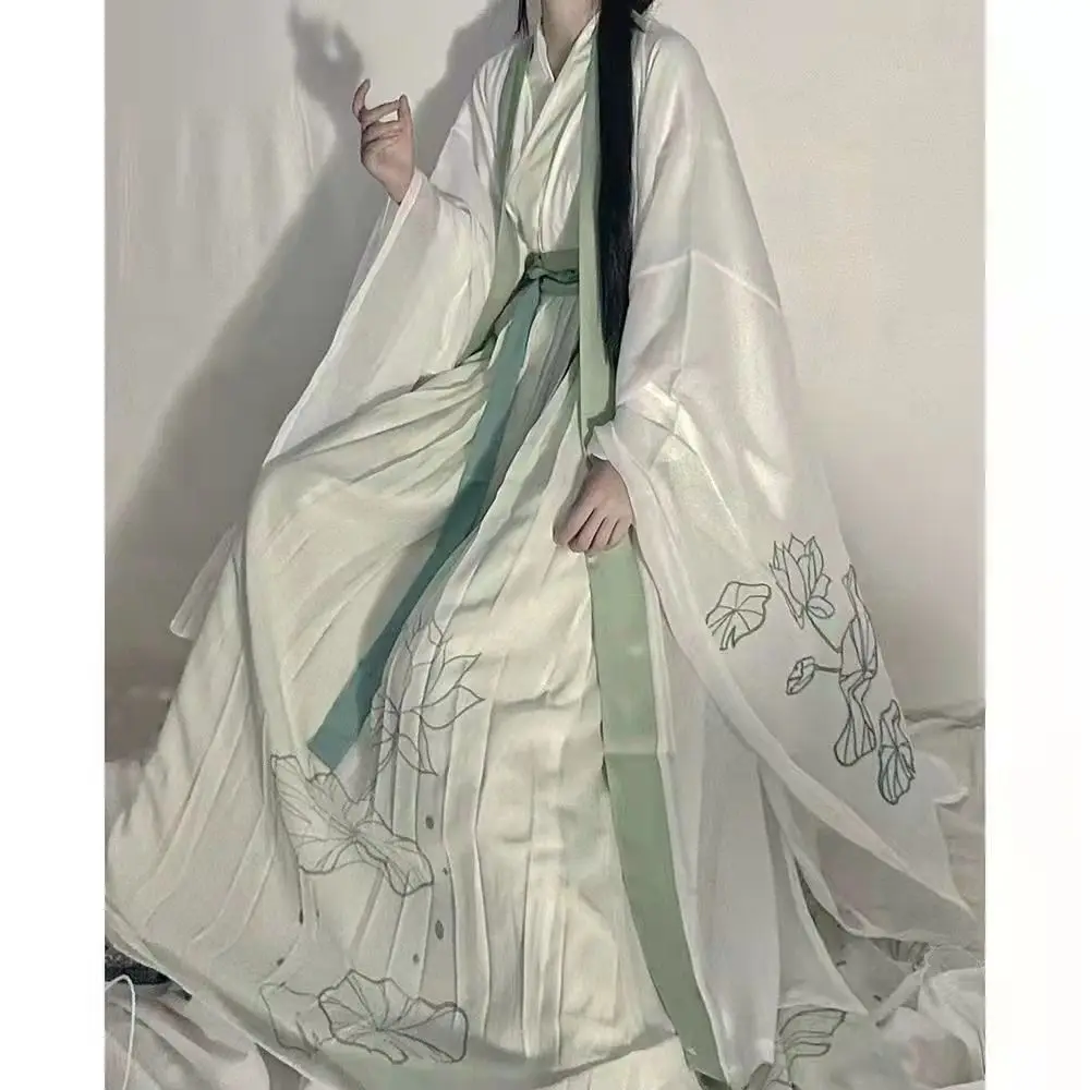 Abito tradizionale da donna Hanfu Cotumes Hanfu abito Vintage antica dinastia Han elegante abito Hanfu fata principessa Performance