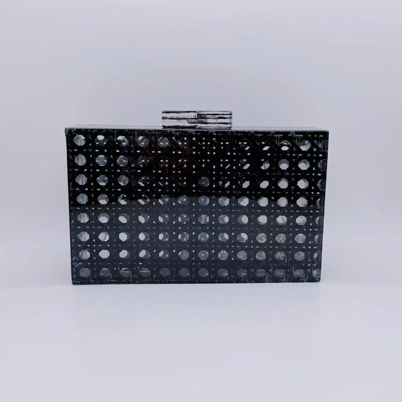 

2025 Wedding Fashion New Evening Bag Acrylic Rattan Crossbody Hand-held Tote Woman Bags Designer Handbag