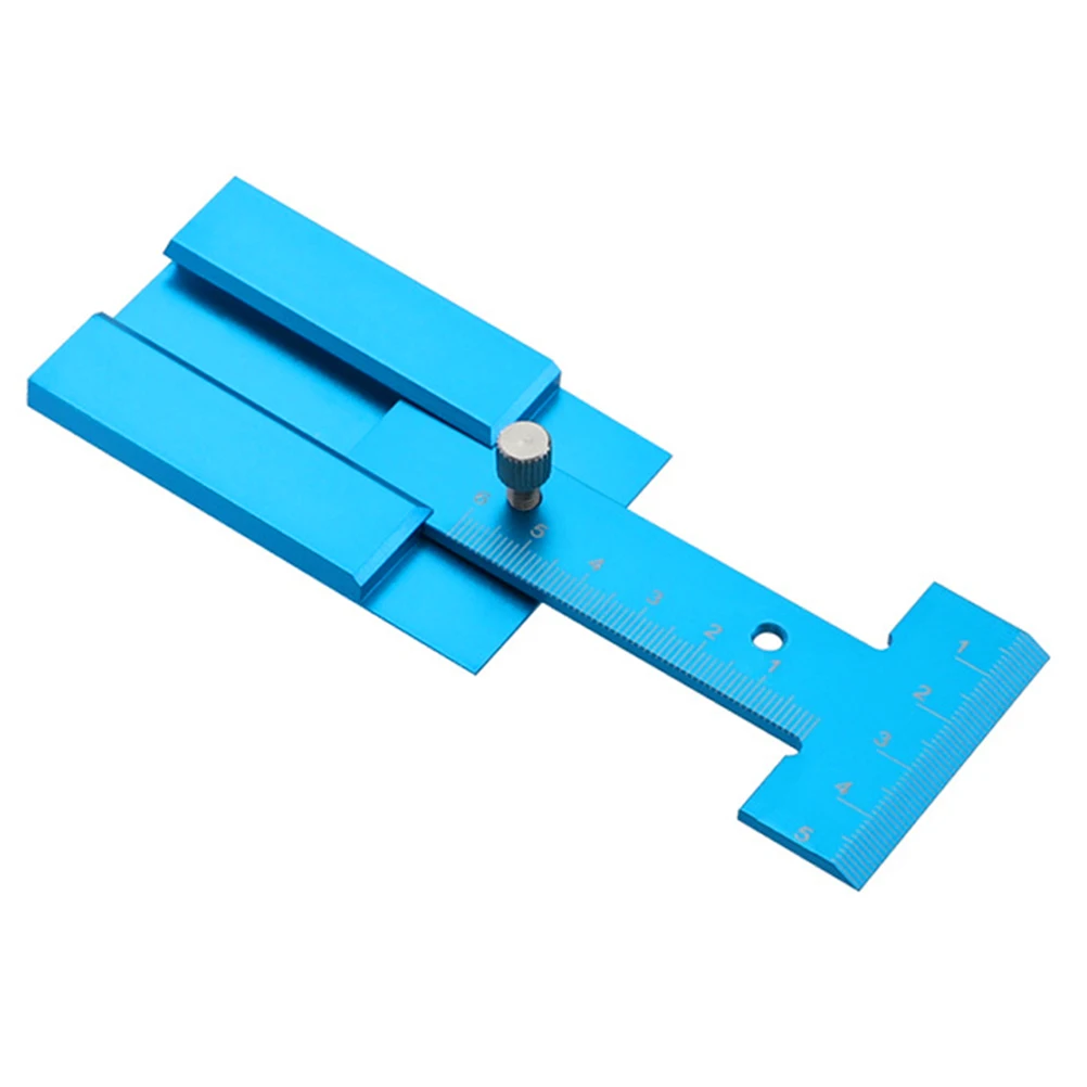 

Woodworking Ruler Gauge Carpenter Height Limit Alloy Screws Installation Tool Lightweight Compact Accurate Reading Table