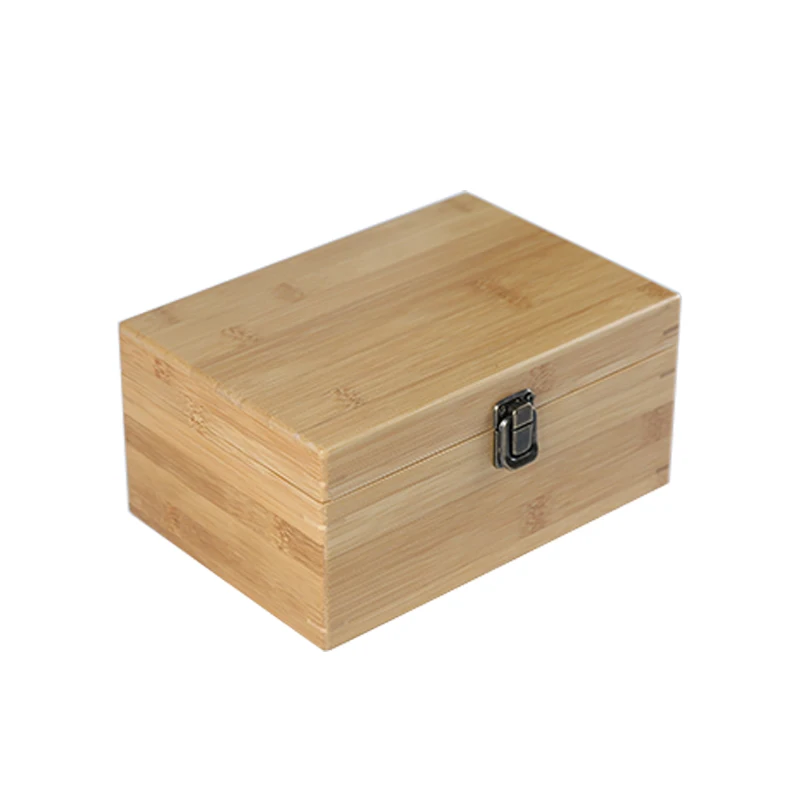 Bamboo Tea Figue Handicraft Article Storage Box, Gift Packing, Luxury Goods, Square, Rectangle