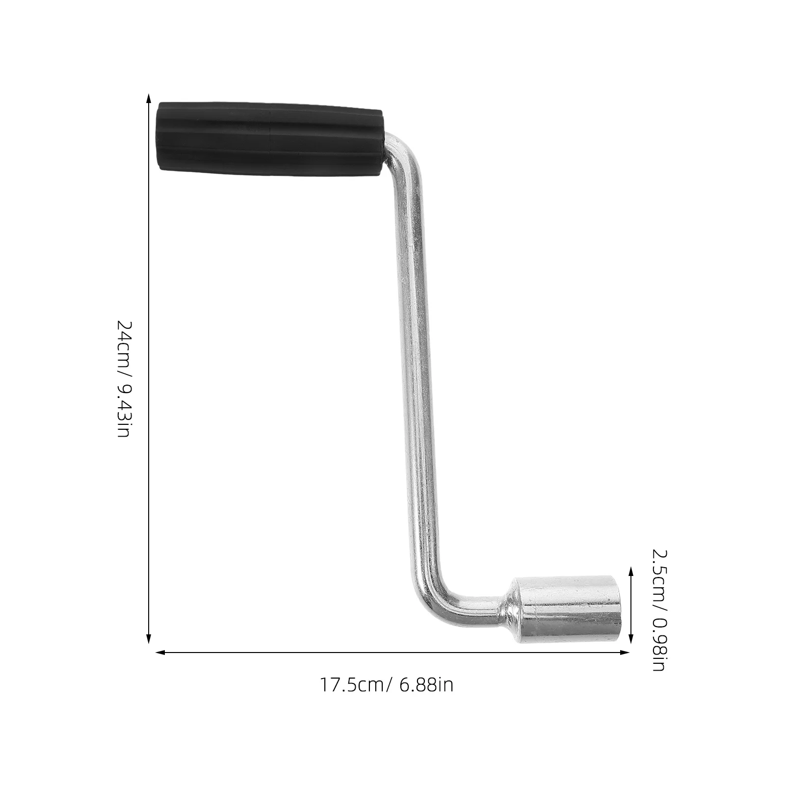 مقبض كرنك اليد لاستبدال جاك المقطورة مقبس كرنك المظلة Rv المتين، ملحق مقص الرافعة، أداة لف التخييم، #5