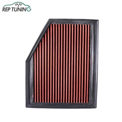 High Flow Air Filter For BMW E60 E61 520i 523i 525i 525xi 528i 530i 630i Z4 Cold Air Intake Washable Replacement Panel Filter