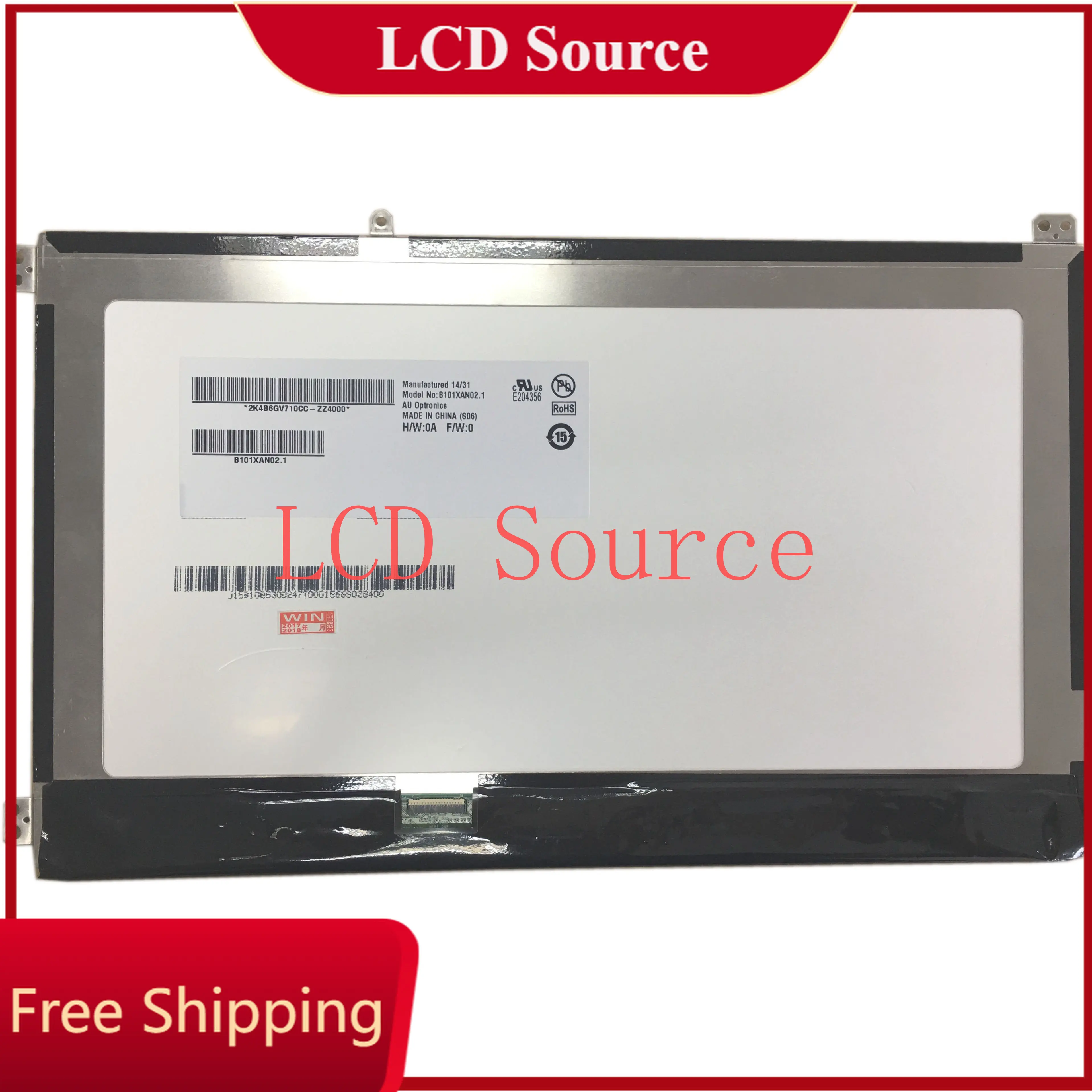 B101XAN02.0 B101XAN02.1 1366X768 39 контактов MIPI (4 полосы передачи данных) Панельный дисплей ЖК-экран ноутбука 10,1 дюйма B101XAN02.0 B101XAN02.1 1366X768 39 контактов MIPI (4 полосы передачи данных) Панельный дисплей ЖК-экран ноутбука 10,1 дюйма