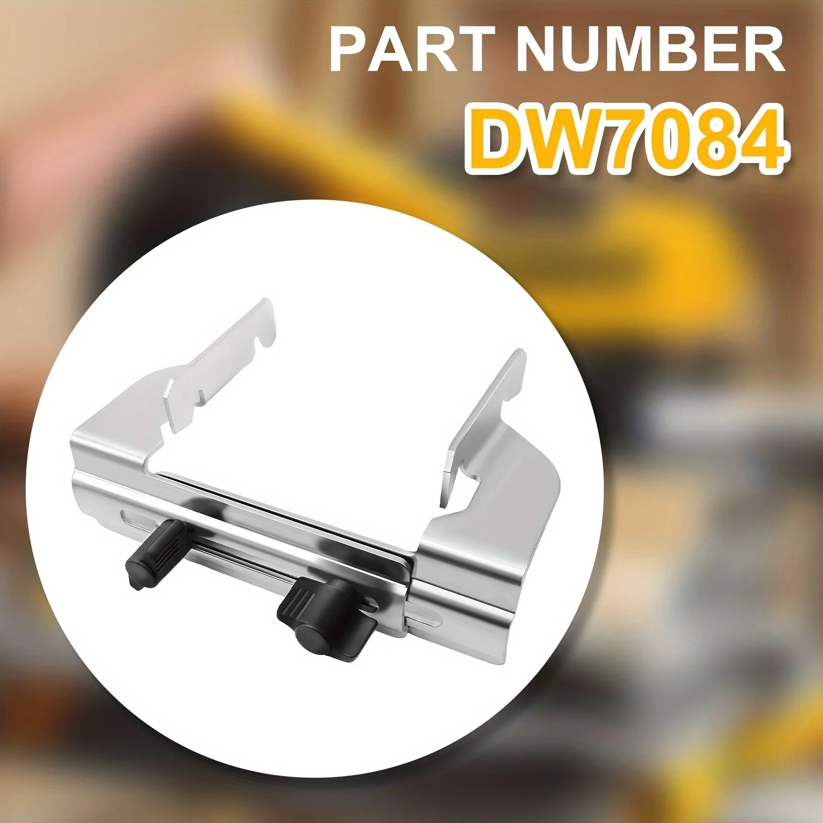 DW7084 Miter Saw Crown Stop Block, Crown Moulding Cutting Positioning Accessory, Compatible With Multiple Miter Saw Models