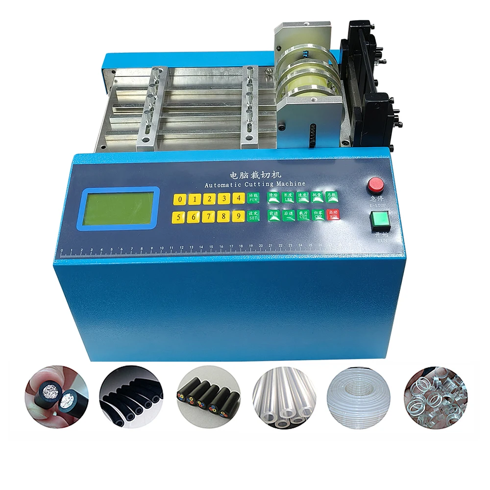 220V 0-100mm 350W LY-100 Computer Tube Cutting Machine Microcomputer Automatic Pipe Cutter Crop Clipping Device