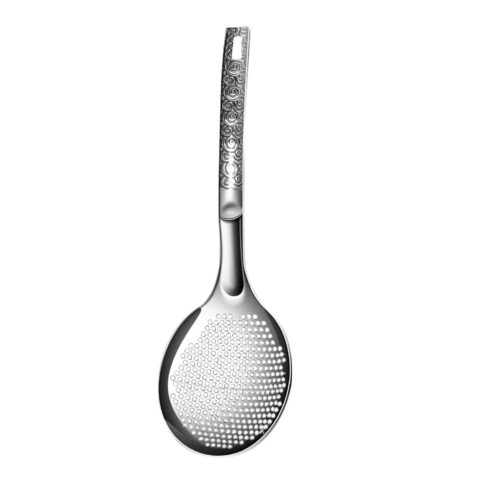 

Stainless Steel Colander Spoon Pasta Strainer Slotted Spoon Metal Kitchen Tool Fried Food Scoop Noodle Drainer Safe Lightweight