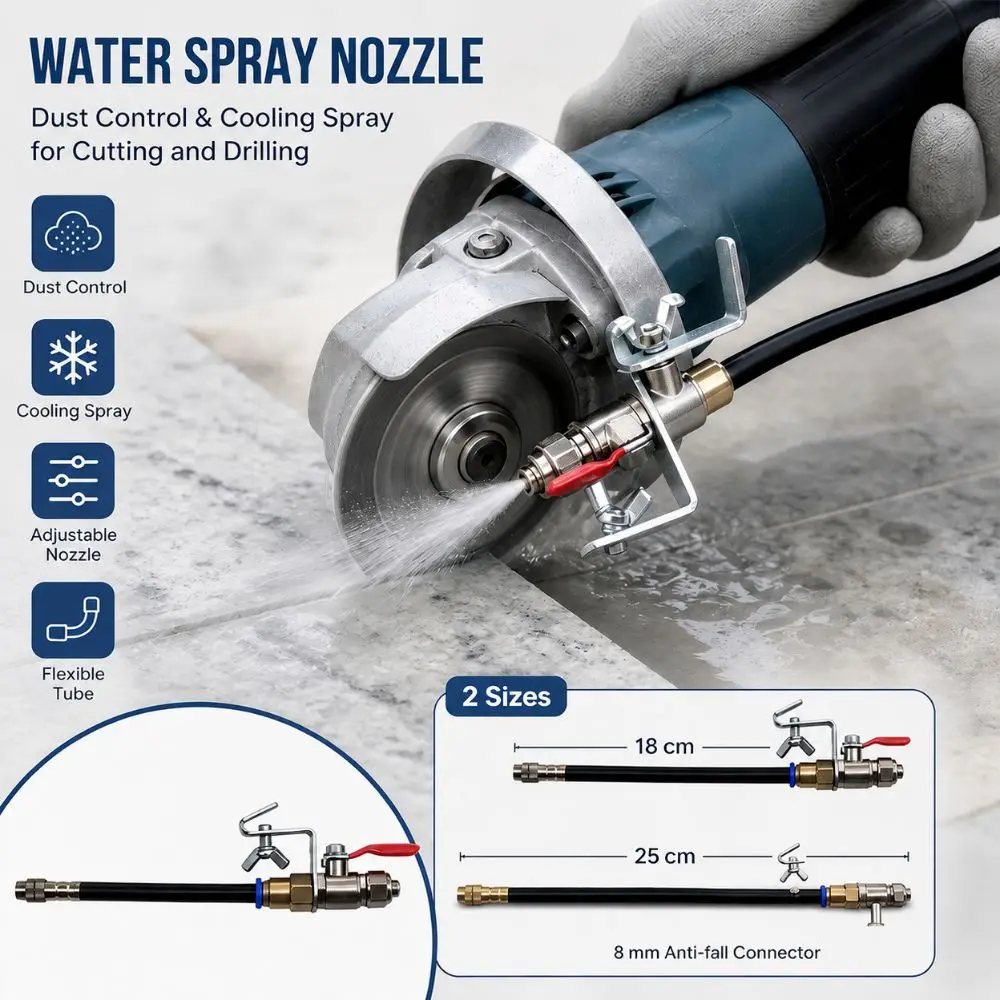 Copper Water Spray Nozzle Anti-Detachment Structure Water Cooling Dust Suppression Nozzle Dust Suppression Cooling Spray Nozzle