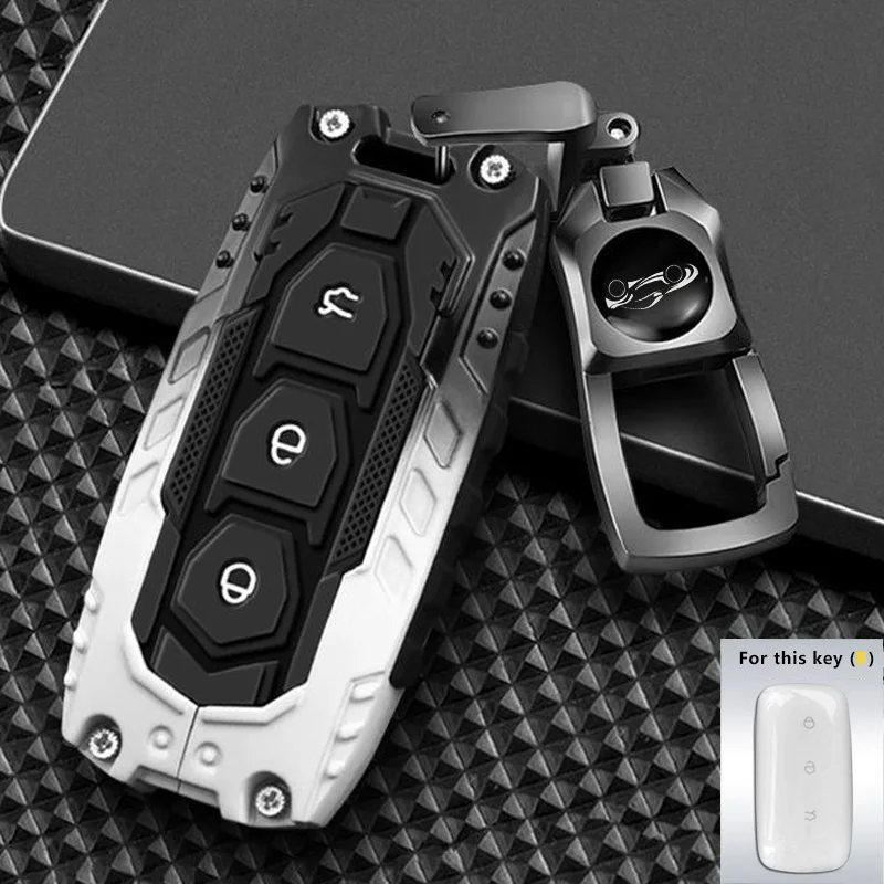 

Zinc Alloy for Geely E8 EX5 E5 Galaxy L6 L7 EMI NO.1 Xingyao Starry 8 Remote Cover Key Case Shell Keychain Fob Car Accessories