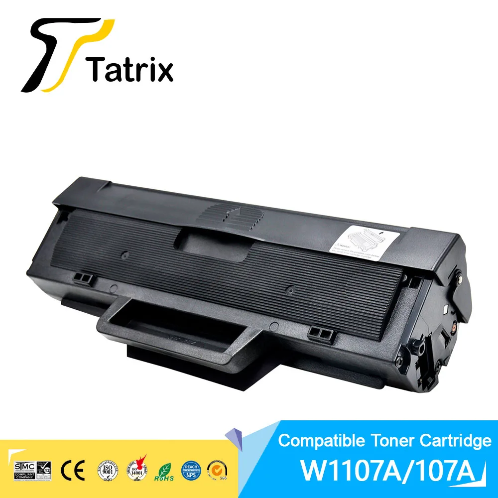 حبر Tatrix W1107A 107a W1107A خرطوشة حبر ليزر سوداء متوافقة مع ممتازة لـ HP Laser 107a 107w MFP 135a 135w 137fnw