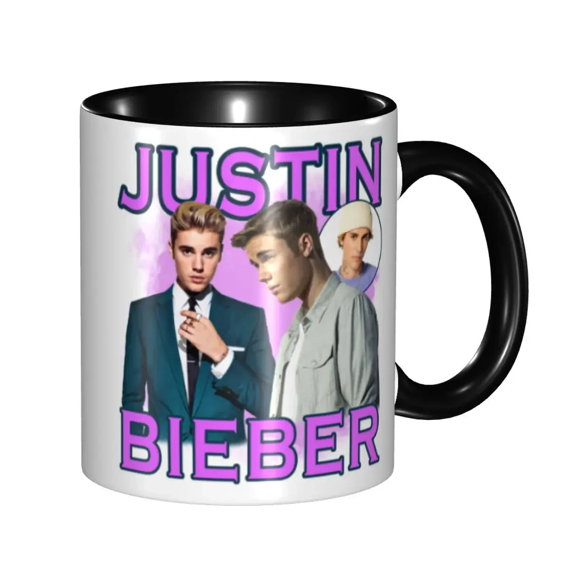 Personalized Justin Bieber Music Singer Mug DIY Ceramic Tea Milk Coffee Cup