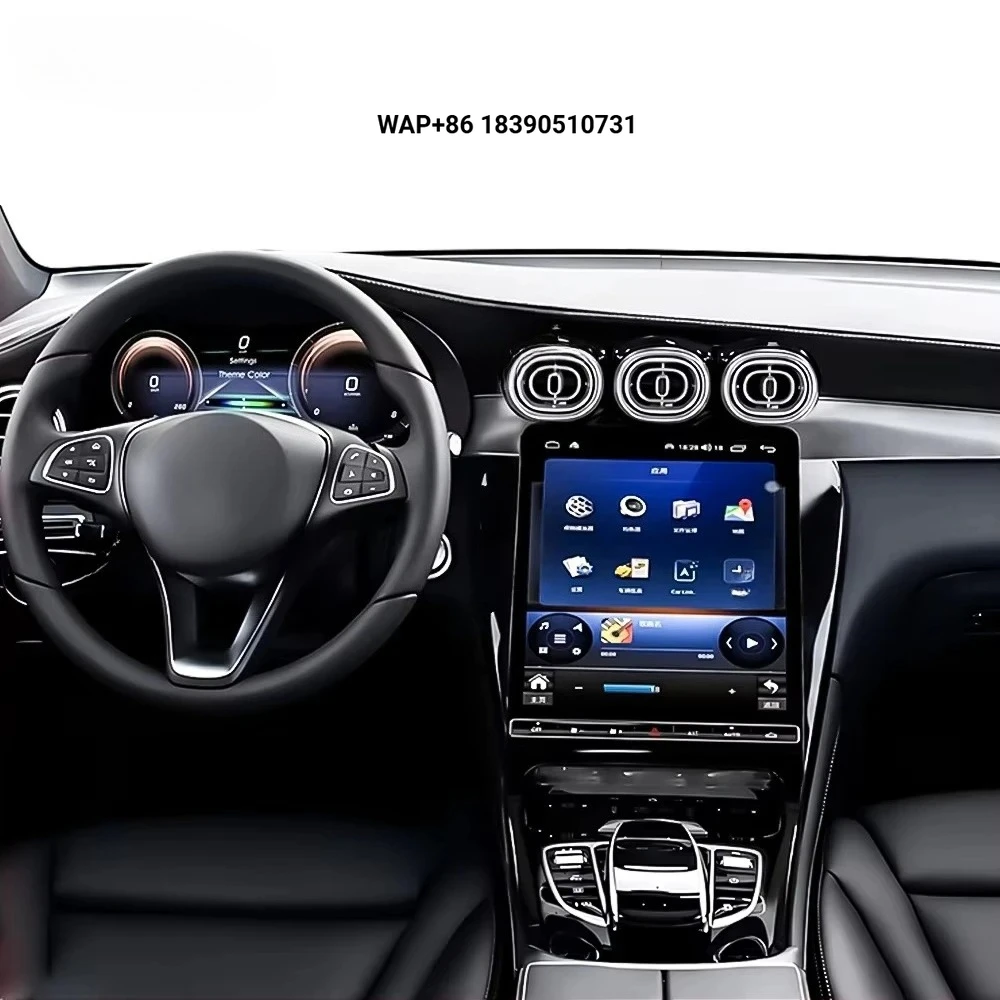 Navihua Alt zu Neue Upgrade Mittelkonsole Innen Upgrade Android Autoradio Digital Cluster Air Outlet für Benz GLC 2015-2022