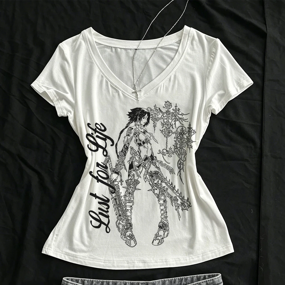 Damska odzież, top w stylu Y2K – Summer Goth Clothing recenzja i cena