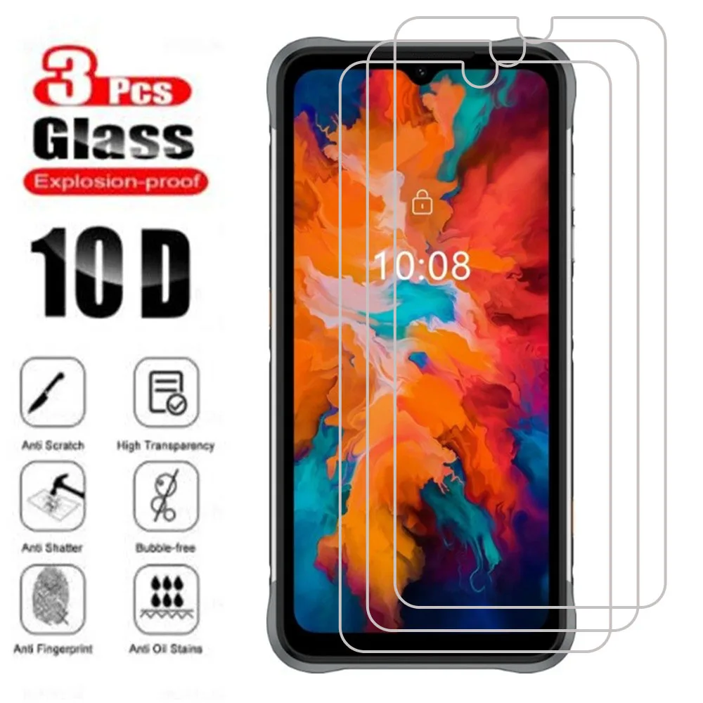 3pcs 9H HD Tempered Glass For UMIDIGI Bison GT2 Pro 5G Protective Film ON UMIDIGI Bison X10G NFC X10S NFC Screen Protector Cover