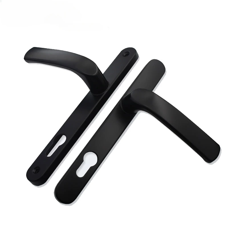 Aluminum alloy handle for Aluminum alloy door black white 85mm 92mm center distance hole distance 193mm  115mm