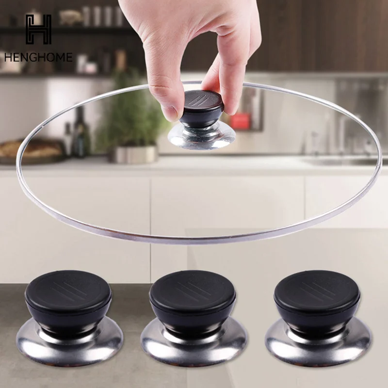 Kitchen Accessories 1/3Pcs Pan Pot Lid Handle Universal Cookware Parts Pan Hand Grip Cover Replacement Pot Caps Lid Knob Handle