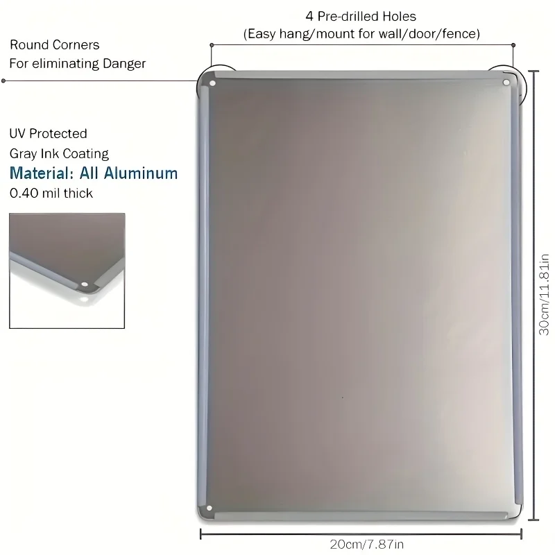 1 واط ، محرك الفوضى طبق الاصل خمر الرجعية جدار معدني تسجيل اللوحة أميغا ممر القصدير علامة #6