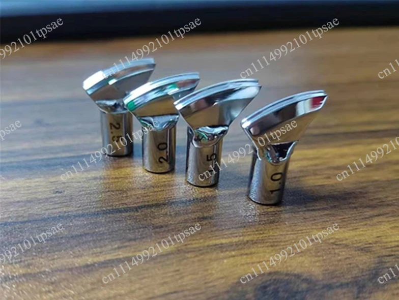 Stainless steel leather edge hot stamping he-ad, replaceable internal thread French fan-shaped edge holder, arc drum gene-rator
