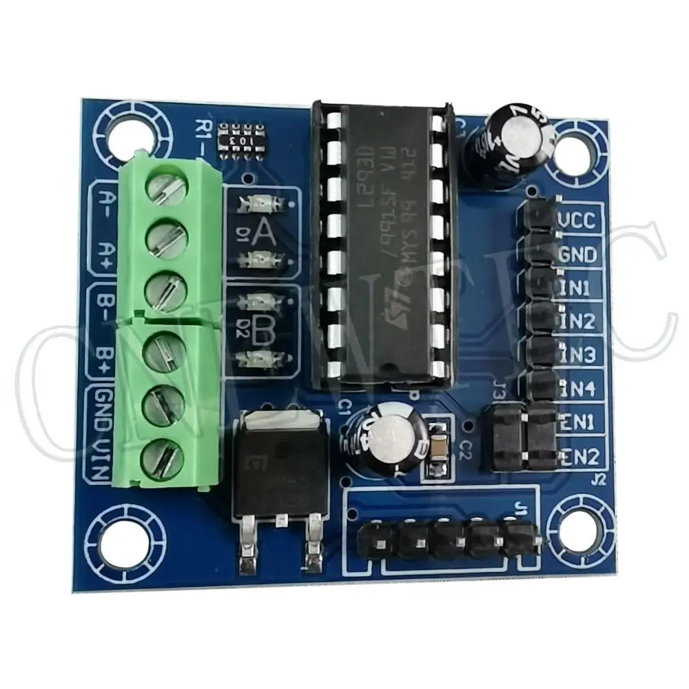 L293D Двигатель управляет платой расширения MINI L293D Пластины модуля драйвера двигателя