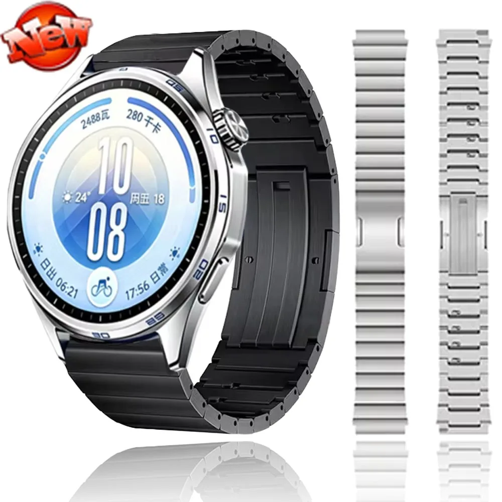 22mm Titanium Strap for Huawei Watch GT7-6-5-4/GT7-6-5 Pro 46mm Quick Release Comfortable Bracelet Huawei Ultimate 2/GT Runner 2