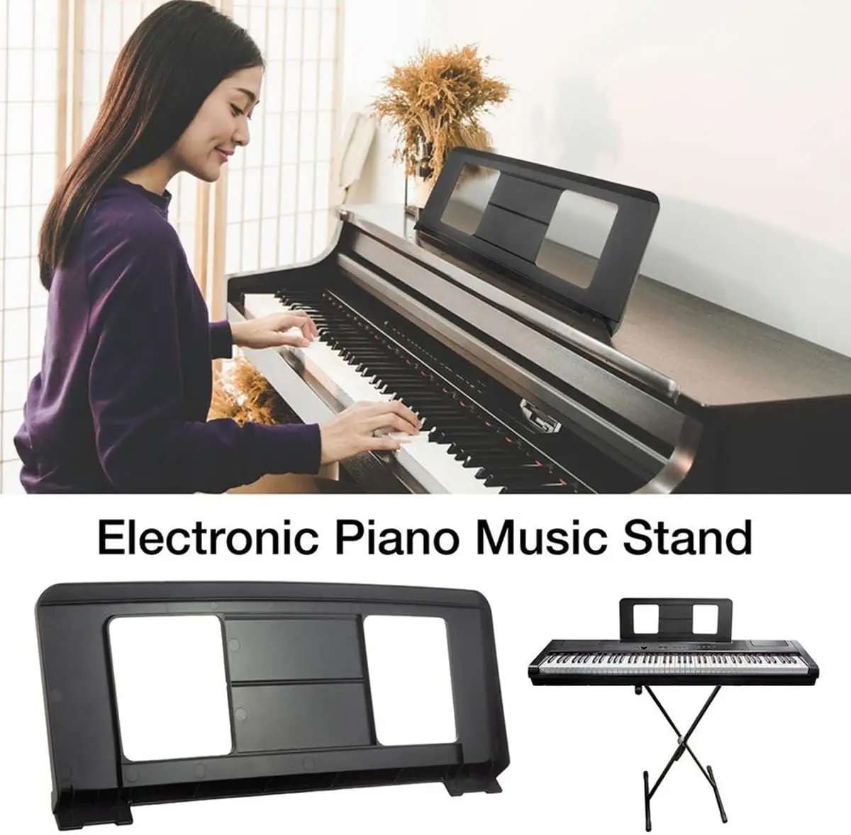 

Music Sheet Stand Electronic Piano Music Stand for Sheet Music Keyboard Music Score Stand Portable Support Piano Accessories