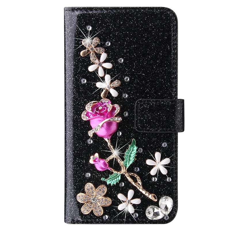 Flip Cover Protective Flash Diamond Case For Redmi Note 15 14 13 12 Plus Redmi 13C 14C Xiaomi 15 14 Pro