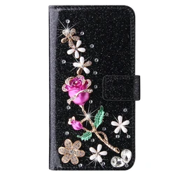 Flip Cover Protective Flash Diamond Case For Redmi Note 15 14 13 12 Plus Redmi 13C 14C Xiaomi 15 14 Pro