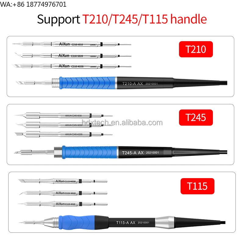 Aixun T420 Smart BGA Soldering Station Kit 210 245 Handle Tips Platform for Mobile Phone Welding Repair Tools