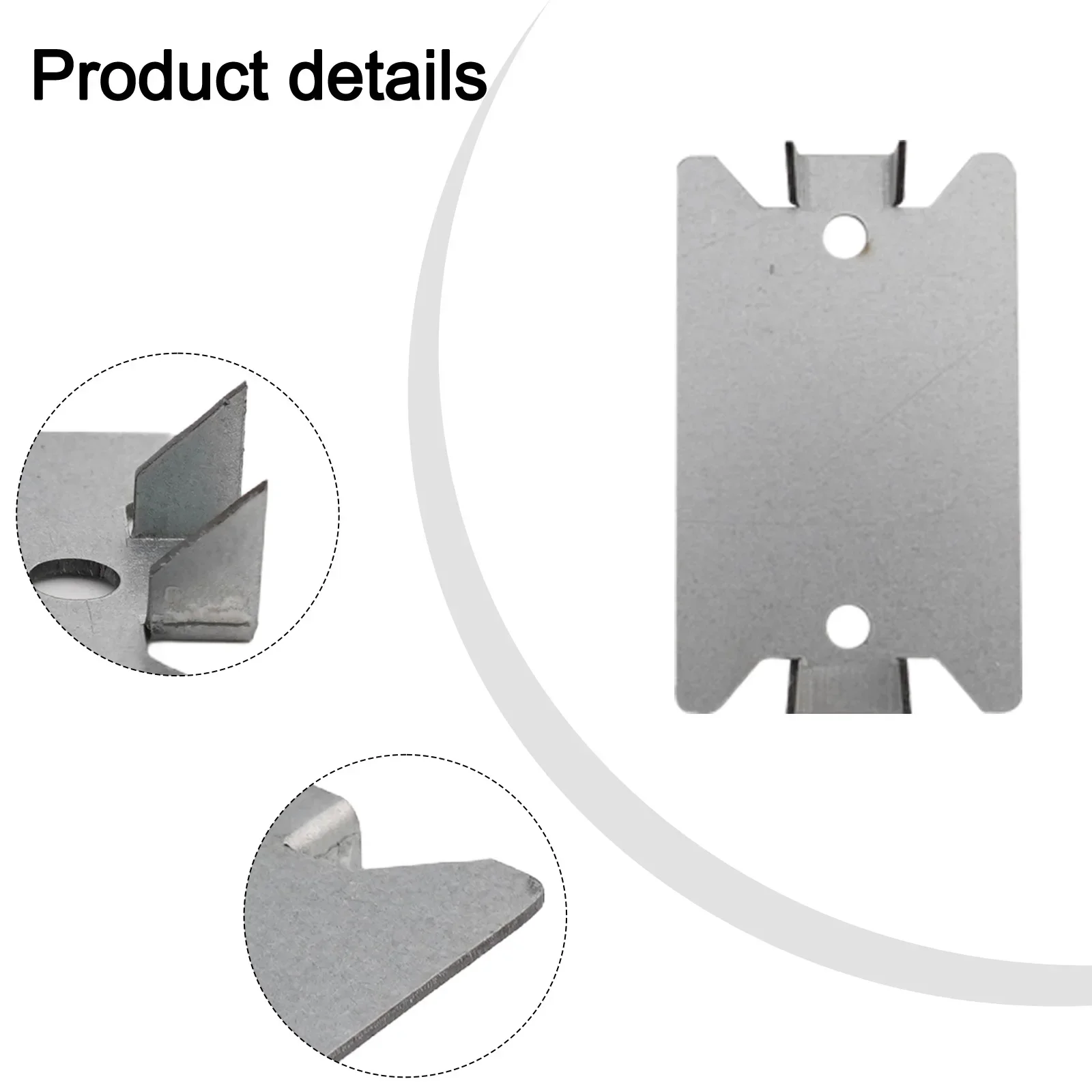 

50pcs Nail Plate For Wood Studs Nail Plates With Pointed Prongs 1.5 X 2.5inch Metal Cable Protector Plate Nail Plates Electrical