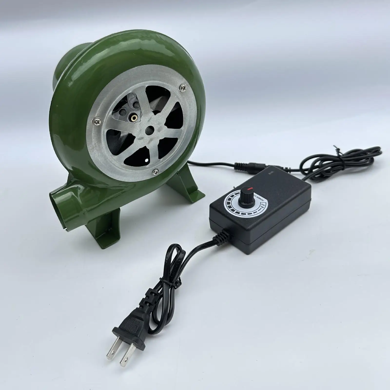 Furnace Blower Fan US 110V Mini Air Blower for Blacksmith Forge Lightweight