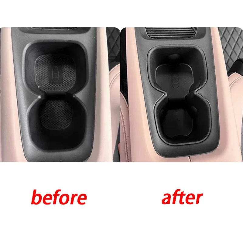 Car Central Console Water Cup Storage Box for BYD Seagull Dolphin Mini Interior Accessories 2024