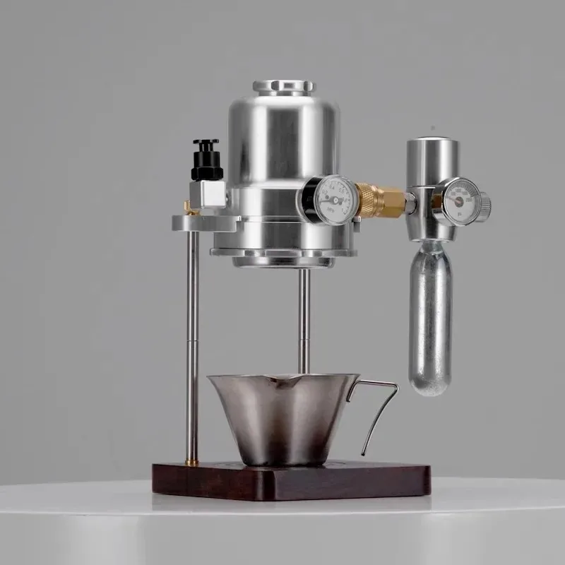 Outdoor Camping Pneumatic Coffee Machine Household Small Portable Extraction Stabilized Espresso Machine