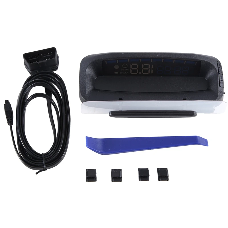 Auto Head-Up Display Auto HUD Universal OBD2 GPS Tachometer Kilometerzähler Schwarz Einfache Installation