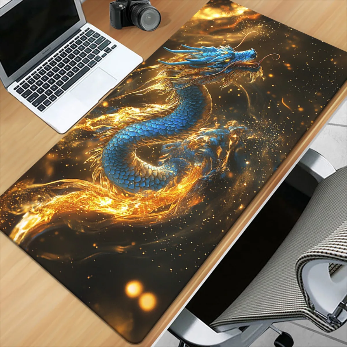 

Extended Office Mouse Pad textured cloth surface stable rubber backing for home office laptop keyboard desk durable pad for keyb