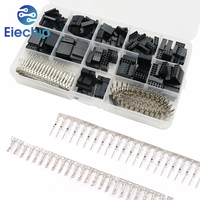 620pcs Dupont Wire Jumper Pin Header Connector 2.54mm Single Double Row Duplex Jumper Connector Shell With Terminal Kit