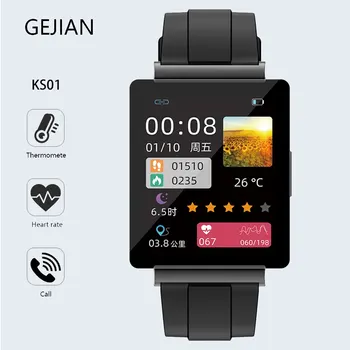 GEJIAN smart watch 2023 NFC door access unlock smart waterproof watch men and women sports fitness tracker men's smart watch