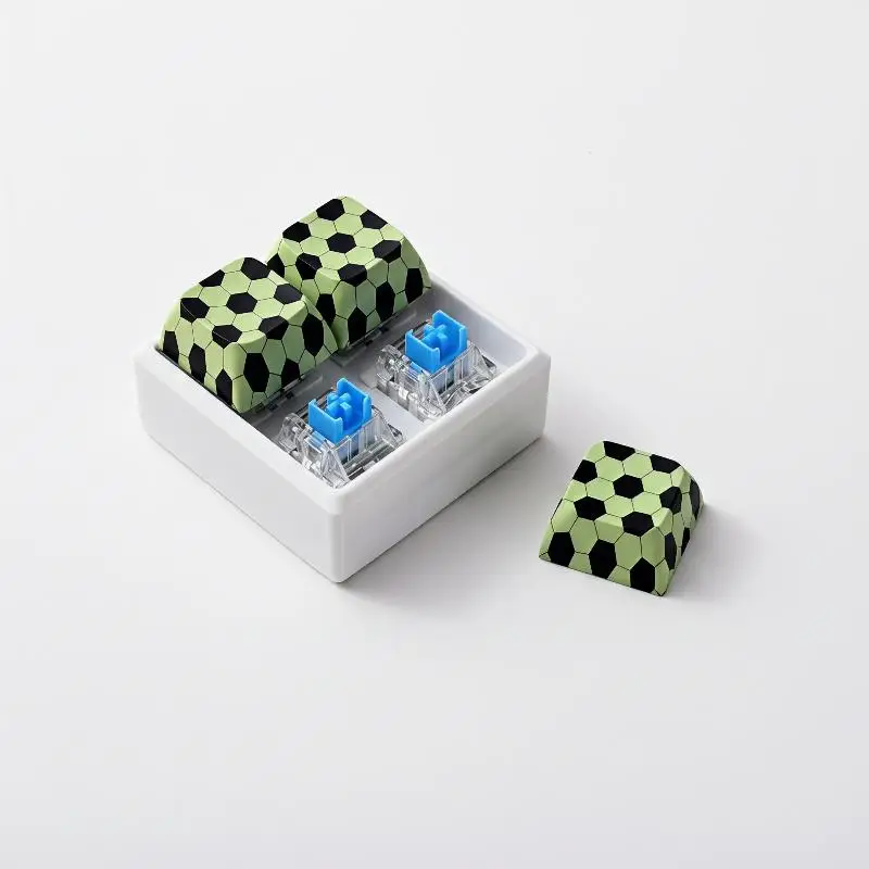 4-Tasten-Fußball-Tastatur Fidget Clicky Button zur Angstlinderung, sensorischer Schlüsselanhänger, Entspannungs-Fidget-Clicker, Fidget-Geschenke – Detail 3