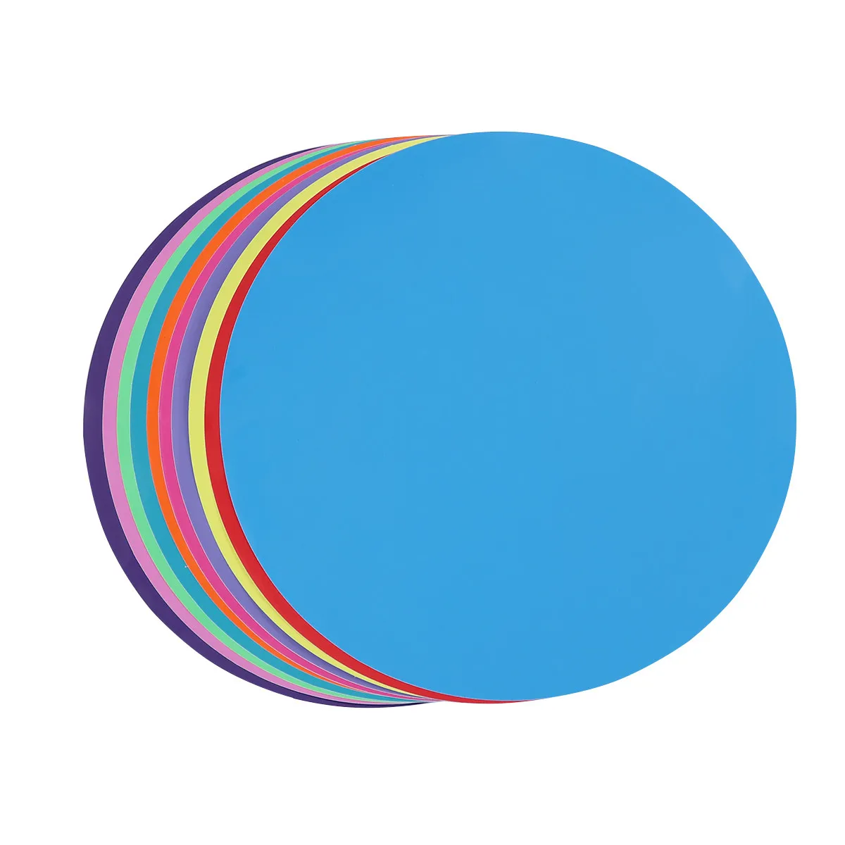 10Pcs Whiteboard Sticker Dry Erase Dots Colorful Removable Vinyl Circle Decals for Classroom Teaching Training Progress