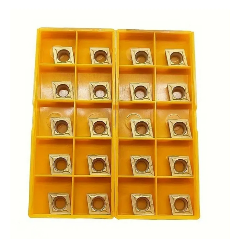 20pcs CCMT21.51 CCMT060204 Turning Inserts Carbide Turning Inserts,  CNC Lathe Replacement Insert Tool