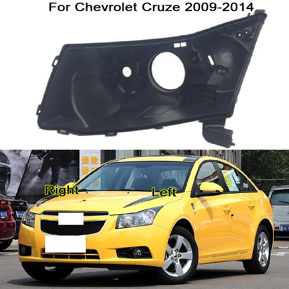 Vehicle Lamp Base For Chevrolet Cruze 2009-2014 Car Front Headlight Rear Cover Shell replace Front Headlight Base Surround